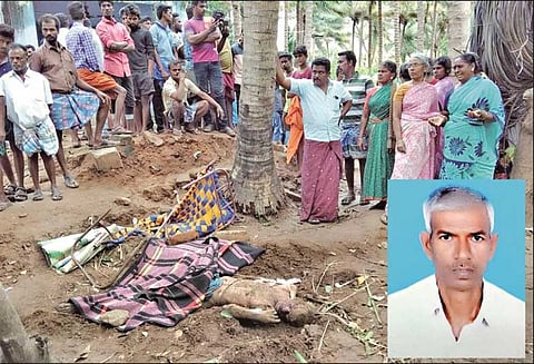 தேவாரம் அருகே காட்டு யானை தாக்கி காவலாளி சாவு