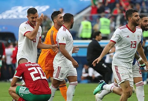 உலகக்கோப்பை கால்பந்து: மொராக்கோ அணிக்கு எதிரான ஆட்டத்தில் ஈரான் அணி வெற்றி