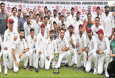 ஒரே நாளில் ஆப்கானிஸ்தானின் 20 விக்கெட்டுகளையும் வீழ்த்தி இந்திய அணி இன்னிங்ஸ் வெற்றி