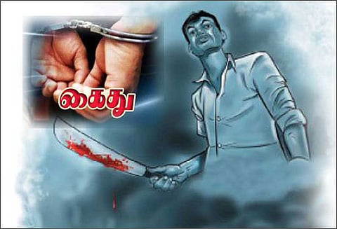 கேரம் விளையாட்டில் முன்விரோதம் அரிவாளால் வெட்டப்பட்ட வாலிபர் சாவு, 7 பேர் கைது