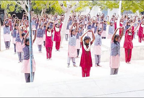 புதுக்கோட்டை மாவட்டத்தில் யோகா தின நிகழ்ச்சி