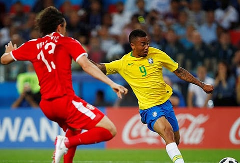 உலகக்கோப்பை கால்பந்து: செர்பியாவுக்கு எதிரான ஆட்டத்தில் பிரேசில் அணி வெற்றி