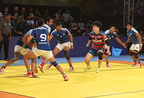 கபடி மாஸ்டர்ஸ் 2018: தென்கொரியாவை வீழ்த்தி இந்திய அணி இறுதிப் போட்டிக்கு தகுதி