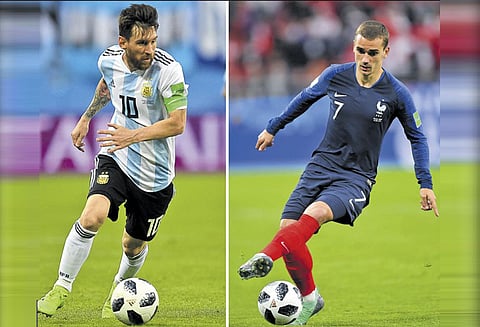 2-வது சுற்றில் அர்ஜென்டினா-பிரான்ஸ் இன்று பலப்பரீட்சை
