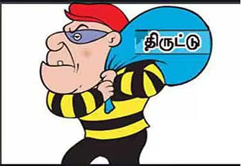 தேனியில் துணிகர சம்பவம்: அரசு ஒப்பந்ததாரர் அலுவலகத்தில் ரூ.9 லட்சம் திருட்டு