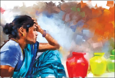 2 மாதமாக குடிநீர் கிடைக்காமல் பொதுமக்கள் அவதி