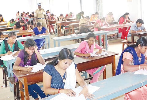 திருவண்ணாமலை மாவட்டத்தில் 2-ம் நிலை காவலர்களுக்கான எழுத்துத் தேர்வு