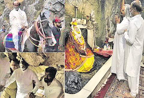 ‘நான் இன்னும் முழுநேர அரசியல்வாதியாக மாறவில்லை’ ஆன்மிக பயணத்தில் ரஜினிகாந்த் பேட்டி