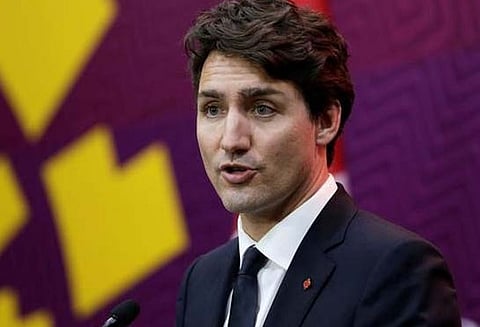 கனடா பிரதமர் ஜஸ்டின் ட்ரூடோ பங்கேற்ற நிகழ்ச்சியில் இந்திய வரைபடம் தவறாக இடம் பெற்றிருந்ததாக சர்ச்சை