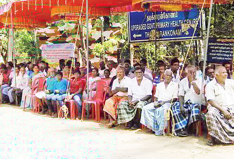 புலிகள் காப்பகத்துடன் வனப்பகுதியை இணைக்க எதிர்ப்பு: தடிக்காரன்கோணத்தில் சத்தியாகிரக போராட்டம்