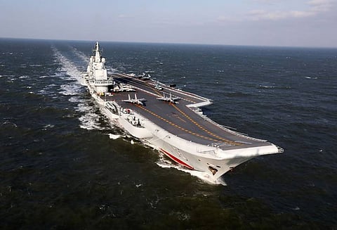 தைவான் கடற்பகுதிக்குள் நுழைந்த சீன விமானந்தாங்கி கப்பலால் பதற்றம்