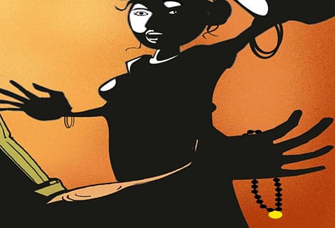 சங்கிலி பறிக்க டியூஷன் டீச்சரை கத்தியால் குத்திவிட்டு தப்பி ஓடிய 9-ம் வகுப்பு மாணவன்