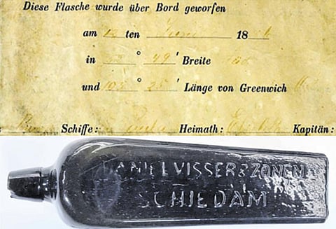 132 ஆண்டுகளுக்கு முந்தைய ‘பாட்டில் கடிதம்’!