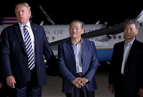 நல்லெண்ண அடிப்படையில் அமெரிக்க கைதிகளை விடுவித்தது வடகொரியா, டிரம்ப் வரவேற்பு