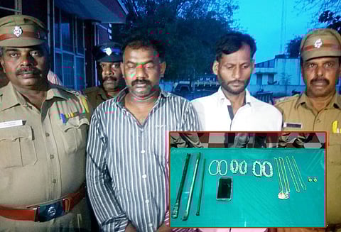 விக்கிரவாண்டி பகுதியில் தொடர் திருட்டில் ஈடுபட்ட 2 பேர் கைது