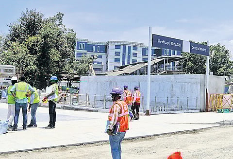 மெட்ரோ ரெயில் பாதைகளில் பாதுகாப்பு ஆணையர் நாளை ஆய்வு