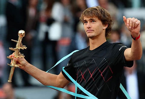 மாட்ரிட் ஓபன் டென்னிஸ்; ஜெர்மனி வீரர் அலெக்சாண்டர் ‘சாம்பியன்’