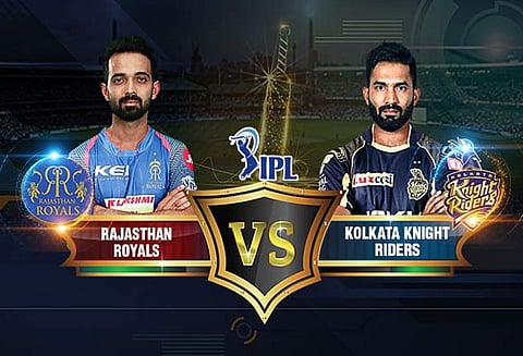 ஐ.பி.எல்.கிரிக்கெட்: ராஜஸ்தான் அணிக்கு எதிரான ஆட்டத்தில் டாஸ் வென்ற கொல்கத்தா அணி பந்து வீச்சு தோவு
