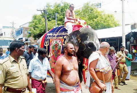 சமயபுரம் மாரியம்மன் கோவிலில் பஞ்சப்பிரகார திருவிழா