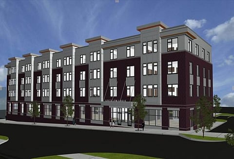 ஆக்கிரமிப்பாளர்களுக்கு அடுக்குமாடி குடியிருப்புகள் கட்டும் பணி தொடக்கம்