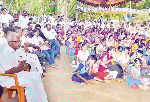 கதிராமங்கலம் போராட்டத்தின் ஒரு ஆண்டு நிறைவு: ஓ.என்.ஜி.சி. நிறுவனம் வெளியேறும் வரை போராட்டம் தொடரும்