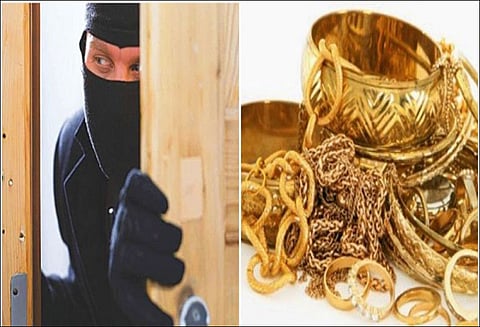 நகைக்கடையில் 100 பவுன் கொள்ளை: மர்மகும்பலை பிடிக்க போலீசார் தீவிரம்