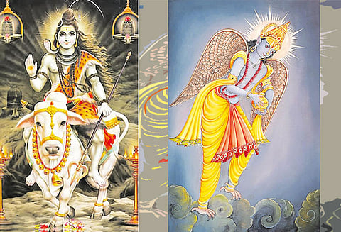 லிங்கத்தில் யானை உருவம்