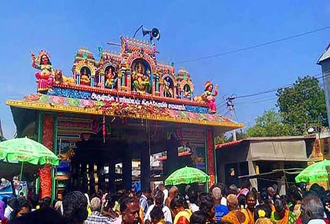 சமயபுரம் கோவில் யானை மதம் பிடித்து மிதித்ததில் பாகன் பலி