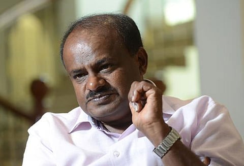 டெல்லியில் காங். தலைவர்களுடன் குமாரசாமி ஆலோசனை