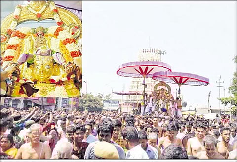 காஞ்சீபுரம் வரதராஜபெருமாள் கோவில் கருடசேவை விழா