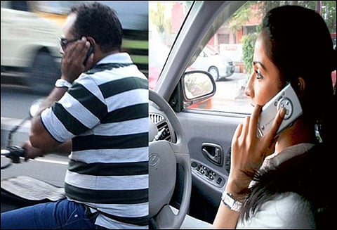 செல்போனில் பேசியபடி வாகனம் ஓட்டுவதை கைவிட வேண்டும் துணை போலீஸ் சூப்பிரண்டு பேச்சு