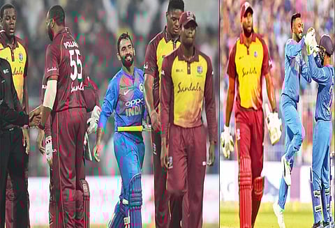 வெஸ்ட் இண்டீஸ் 109 ரன்னில் சுருண்டது: முதலாவது 20 ஓவர் போட்டியில் இந்திய அணி போராடி வெற்றி