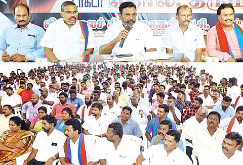 மதவாதத்தை முறியடிக்க மதசார்பற்ற ஜனநாயக சக்திகள் ஒன்றிணைய வேண்டும் திருப்பூரில் தொல்.திருமாவளவன் பேட்டி