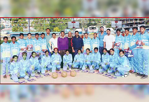 தேசிய கூடைப்பந்து போட்டியில் பங்கேற்கும் தமிழக அணி வீரர்களுக்கு பயிற்சி நிறைவு