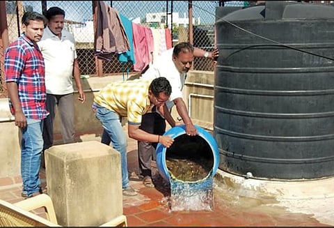 கம்பத்தில் டெங்கு கொசுப்புழு கண்டறியப்பட்ட தனியார் தங்கும் விடுதிக்கு ரூ.50 ஆயிரம் அபராதம்