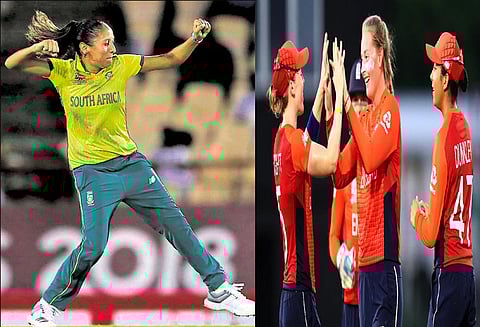 பெண்கள் 20 ஓவர் உலக கோப்பை கிரிக்கெட்: தென்ஆப்பிரிக்கா, இங்கிலாந்து அணிகள் வெற்றி