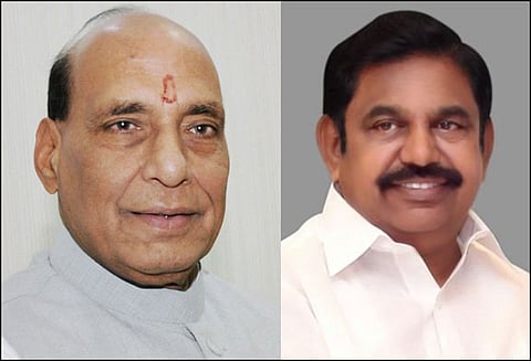 தமிழகத்தில் ‘கஜா’ புயல் பாதிப்பு: எடப்பாடி பழனிசாமியுடன், ராஜ்நாத் சிங் பேசினார் சேத விவரங்கள் குறித்து மத்திய அரசுக்கு விரைவில் அறிக்கை