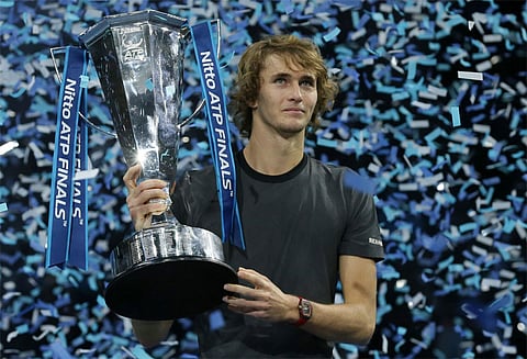 ஏ.டி.பி. இறுதி சுற்று டென்னிஸ்: ஜெர்மனி வீரர் அலெக்சாண்டர் ஸ்வெரேவ் ‘சாம்பியன்’