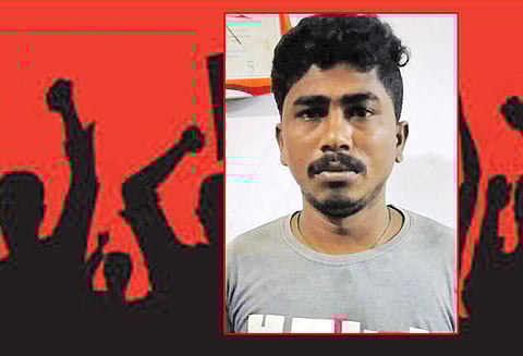 விடுதி மாணவிகள் ஆர்ப்பாட்டம் எதிரொலி கல்லூரி மாணவியிடம் ஆபாசமாக பேசிய ஊழியர் கைது