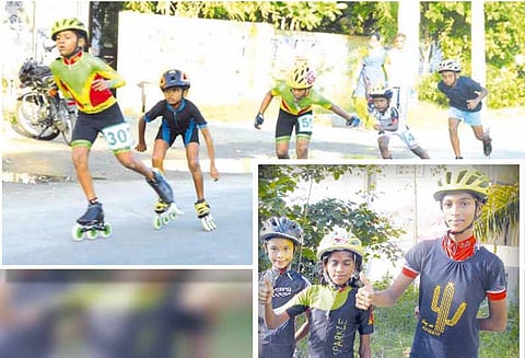 தேசிய அளவிலான சாலையோர ஸ்கேட்டிங் போட்டிக்கு 48 மாணவ-மாணவிகள் தேர்வு