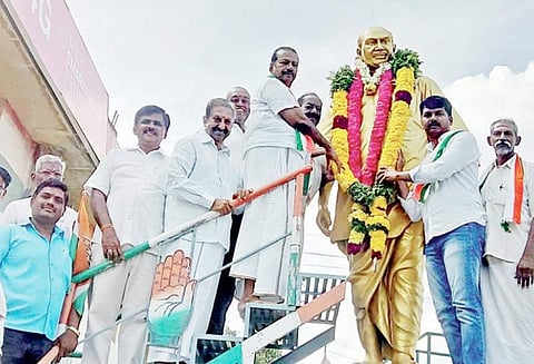 நாமக்கல், திருச்செங்கோட்டில் காந்தி ஜெயந்தி விழா