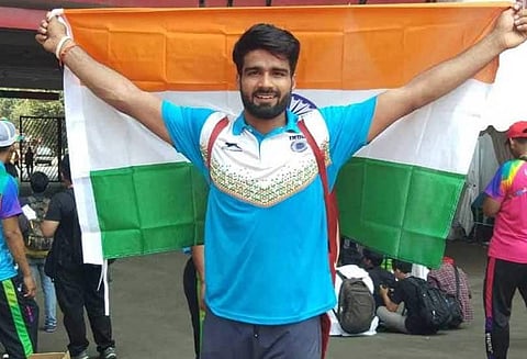 ஆசிய பாரா விளையாட்டு போட்டி; ஈட்டி எறிதலில் இந்திய வீரர் தங்கம் வென்றார்