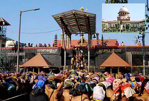 சபரிமலை கோவிலில் அனைத்து வயது பெண்களுக்கும் அனுமதி: சுப்ரீம் கோர்ட்டில் மறுஆய்வு மனு தாக்கல்