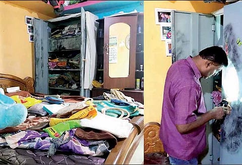 திருப்பூர் அருகே பனியன் நிறுவன உரிமையாளர் வீட்டில் 20 பவுன் நகை திருட்டு: மர்ம ஆசாமிகள் கைவரிசை