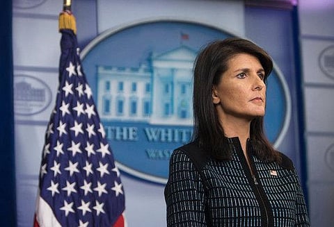 ஐ.நா.வுக்கான அமெரிக்க தூதர் நிக்கி ஹாலே ராஜினாமா