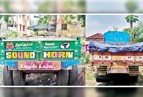 நாகை அருகே: மணல் கடத்திய லாரி, டிராக்டர் பறிமுதல்- டிரைவர்கள் 2 பேர் கைது