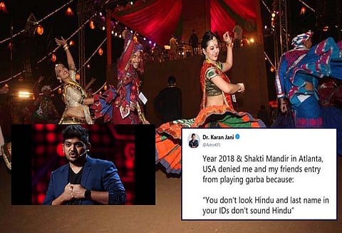 கர்பா நடன அரங்கில் இருந்து வெளியேற்றப்பட்ட இந்திய விஞ்ஞானி