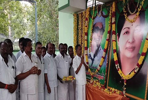 அ.தி.மு.க. 47-வது ஆண்டு தொடக்க விழா - அமைச்சர் சேவூர் ராமச்சந்திரன் பங்கேற்பு