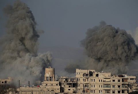 சிரியாவில் அமெரிக்க ஆதரவு படைகள் தாக்குதல்; 35 ஐ.எஸ். தீவிரவாதிகள் பலி