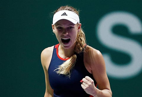 பெண்கள் டென்னிஸ் சாம்பியன்ஷிப்: வோஸ்னியாக்கி போராடி வெற்றி